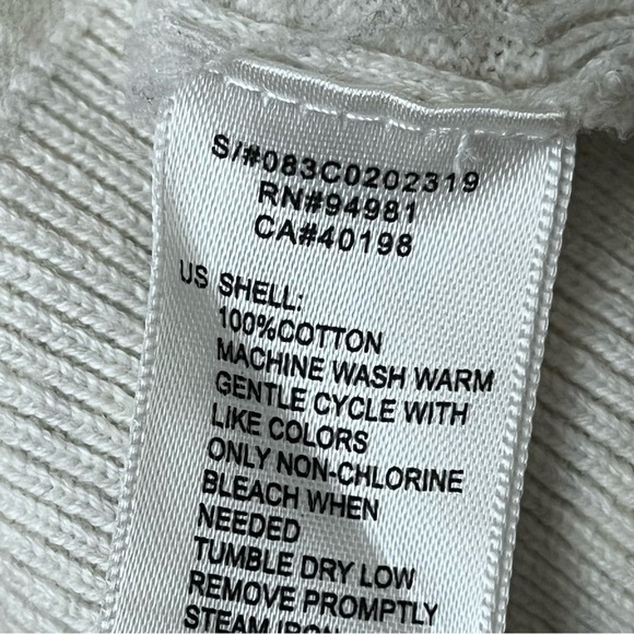 Y2k Vtg Beige Sweater Granola Soft Girl Preppy Coastal Beach M Nautical 2000s - Picture 6 of 8